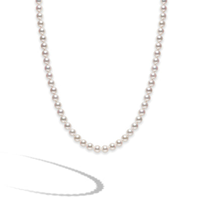 Mikimoto 7.5mm A Pearl Strand Necklace 24 inches - Yellow Gold - Mikimoto product
