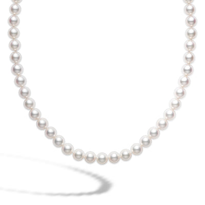 Mikimoto 5.5mm A Pearl Strand Necklace 20" - Yellow Gold - Mikimoto product