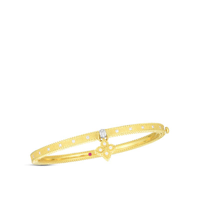 Roberto Coin Symphony Princess Flower Charm Bangle - Roberto Coin product