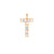 EF Collection Diamond Initial Charm in Yellow gold