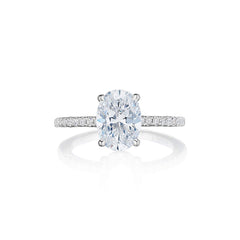 Tacori Dantela Hidden Bloom French Pave Engagement Ring