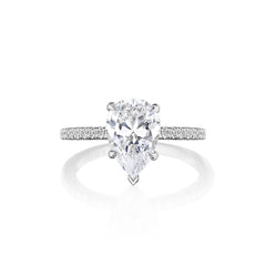 Tacori Dantela Hidden Bloom French Pave Engagement Ring