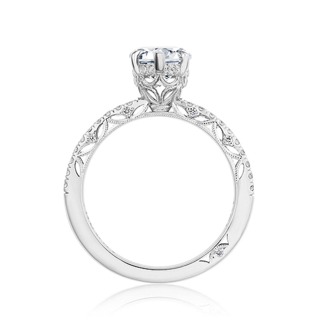 Tacori Dantela Hidden Bloom French Pave Engagement Ring