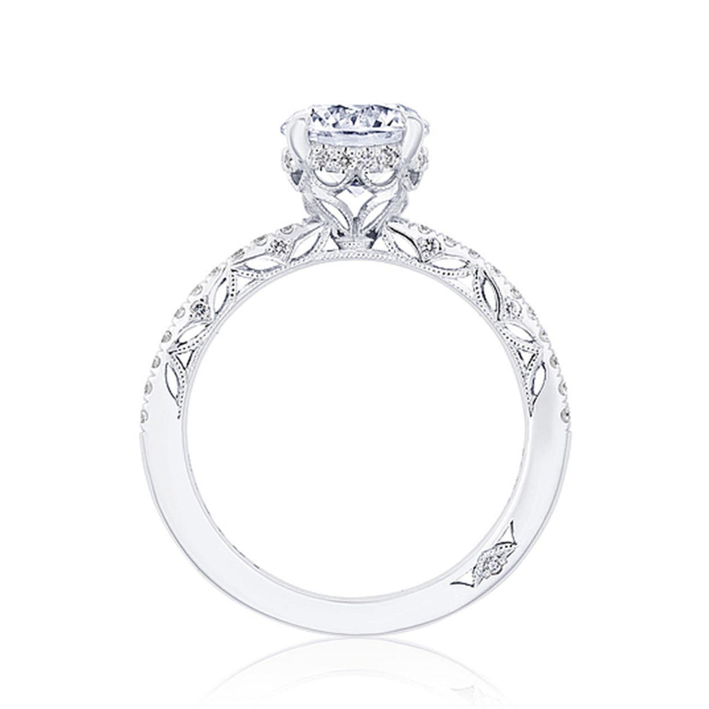 Tacori Dantela Hidden Bloom French Pave Engagement Ring
