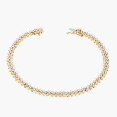 Carbon & Hyde Chevron Tennis Bracelet