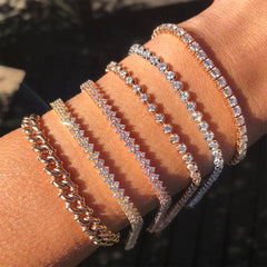 Carbon & Hyde Chevron Tennis Bracelet