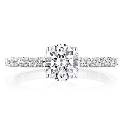 Tacori Coastal Crescent Round Pavé Diamond Engagement Ring Setting - Tacori product