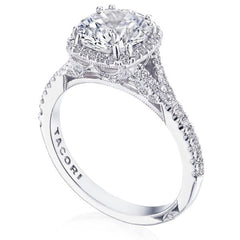 Tacori Dantela Princess Cut Bloom with Split Shank