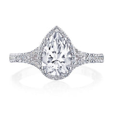 Tacori Dantela Cushion Bloom with Split Shank