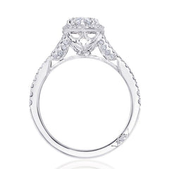 Tacori Dantela Princess Cut Bloom with Split Shank