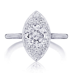 Tacori Inflori Marquise Bloom Diamond Engagement Ring Setting