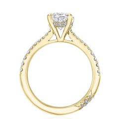 Tacori RoyalT Oval Diamond Engagement Ring Setting