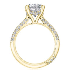 Tacori RoyalT Oval Pavé Diamond Engagement Ring Setting