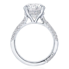 Tacori RoyalT Round Pavé Diamond Engagement Ring Setting