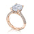 Tacori RoyalT Round Pavé Diamond Engagement Ring Setting