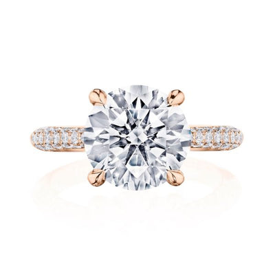 Tacori RoyalT Round Pavé Diamond Engagement Ring Setting - Tacori product
