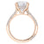 Tacori RoyalT Round Pavé Diamond Engagement Ring Setting