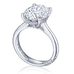 Tacori RoyalT Round Diamond Engagement Ring Setting