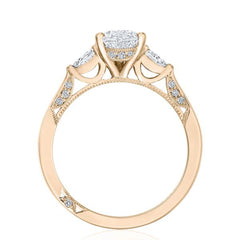 Tacori Simply Tacori Pear Diamond Side Stone Engagement Ring Setting