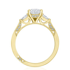 Tacori Simply Tacori Pear Diamond Side Stone Engagement Ring Setting