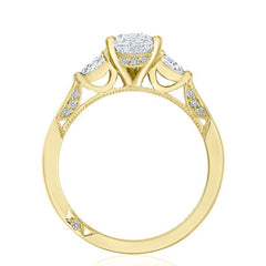 Tacori Simply Tacori Pear Diamond Side Stone Engagement Ring Setting