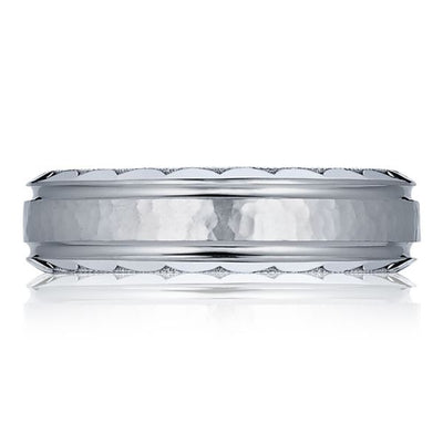 Men's 6mm Tacori Mixed Finish Platinum Wedding Band - Tacori product
