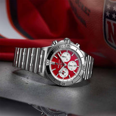 Breitling Chronomat B01 NFL Tampa Bay Buccaneers Edition with Rouleaux Steel Bracelet - 42mm