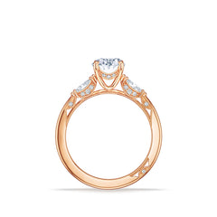 Tacori Simply Tacori Oval Three Stone Ring