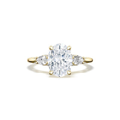Tacori Simply Tacori Oval Three Stone Ring