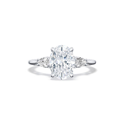 Tacori Simply Tacori Oval Three Stone Ring - Tacori product