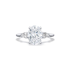 Tacori Simply Tacori Oval Three Stone Ring