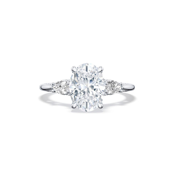 Tacori Simply Tacori Oval Three Stone Ring