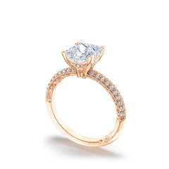 Tacori Sculpted Crescent Princess Pavé  Ring