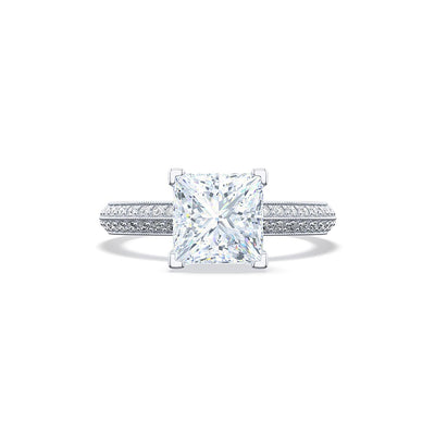 Tacori Sculpted Crescent Princess Pavé  Ring - Tacori product