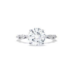 Tacori Sculpted Crescent Round Pavé Ring