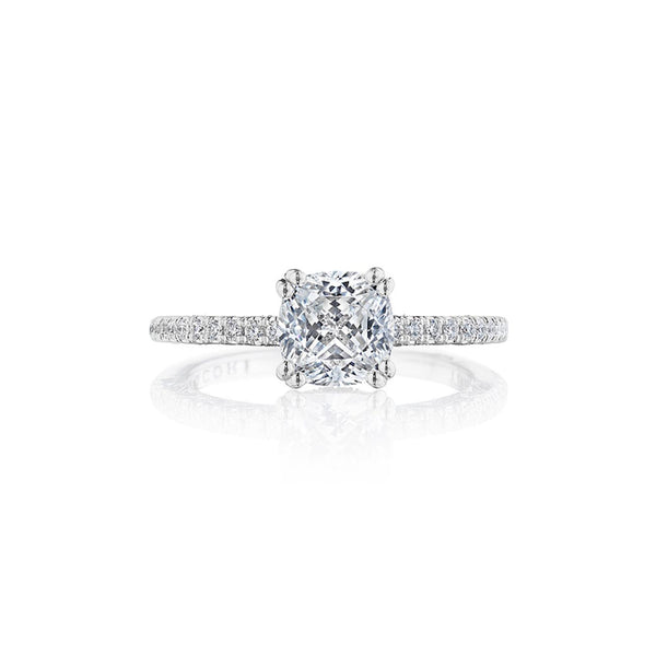 Tacori Dantela Hidden Bloom French Pave Engagement Ring