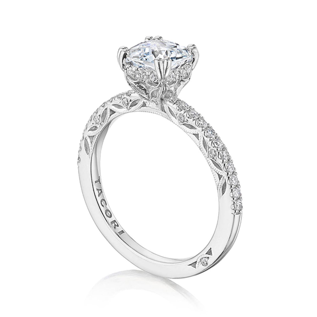 Tacori Dantela Hidden Bloom French Pave Engagement Ring