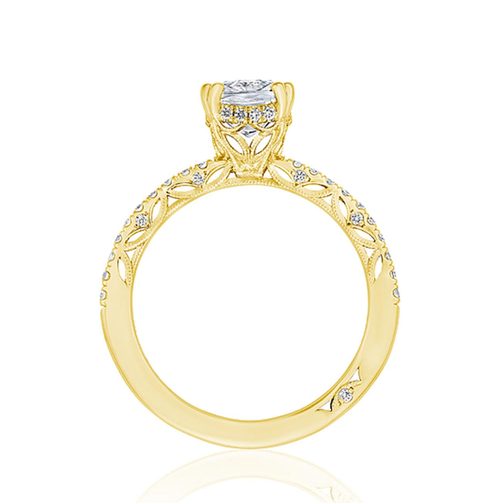 Tacori Dantela Hidden Bloom French Pave Engagement Ring