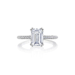 Tacori Dantela Hidden Bloom French Pave Engagement Ring