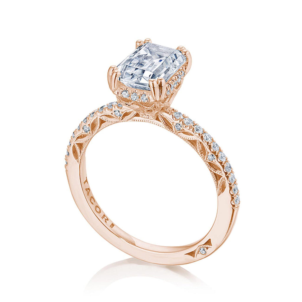 Tacori Dantela Hidden Bloom French Pave Engagement Ring