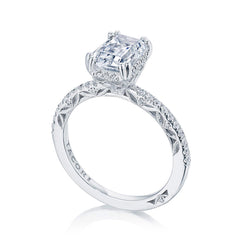 Tacori Dantela Hidden Bloom French Pave Engagement Ring