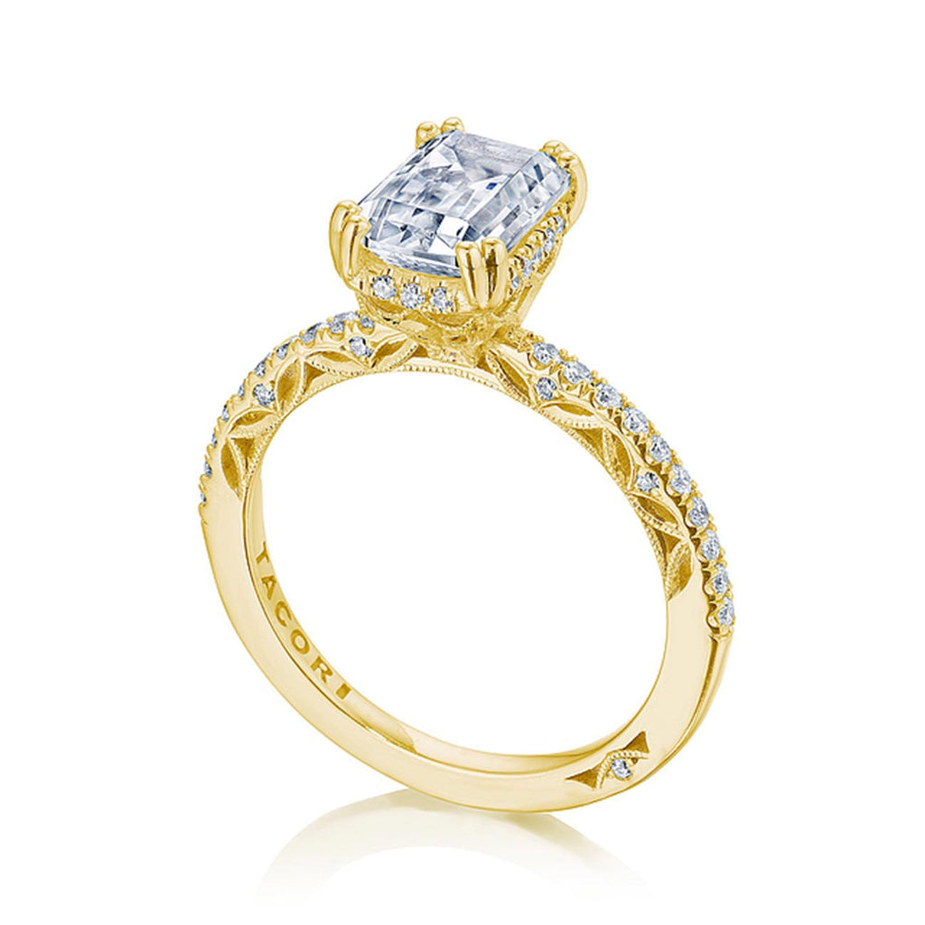 Tacori Dantela Hidden Bloom French Pave Engagement Ring