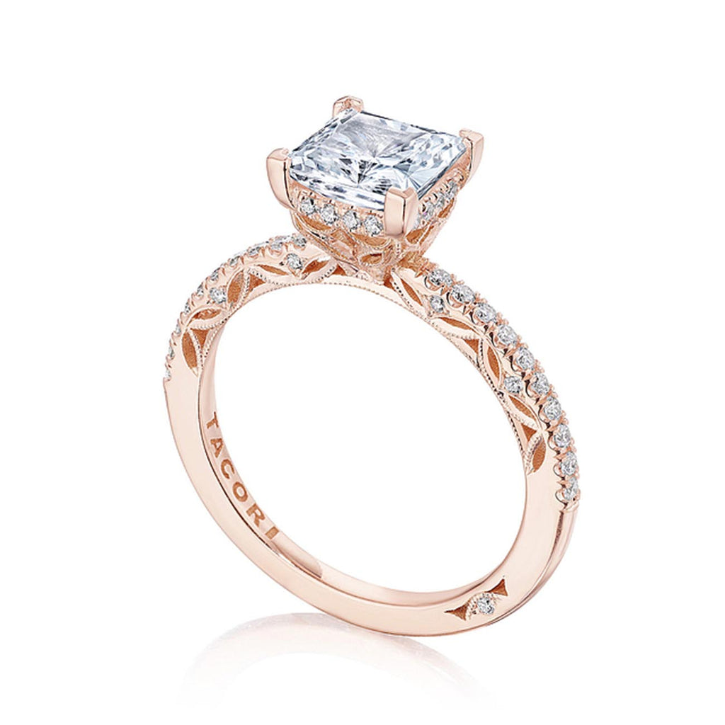 Tacori Dantela Hidden Bloom French Pave Engagement Ring