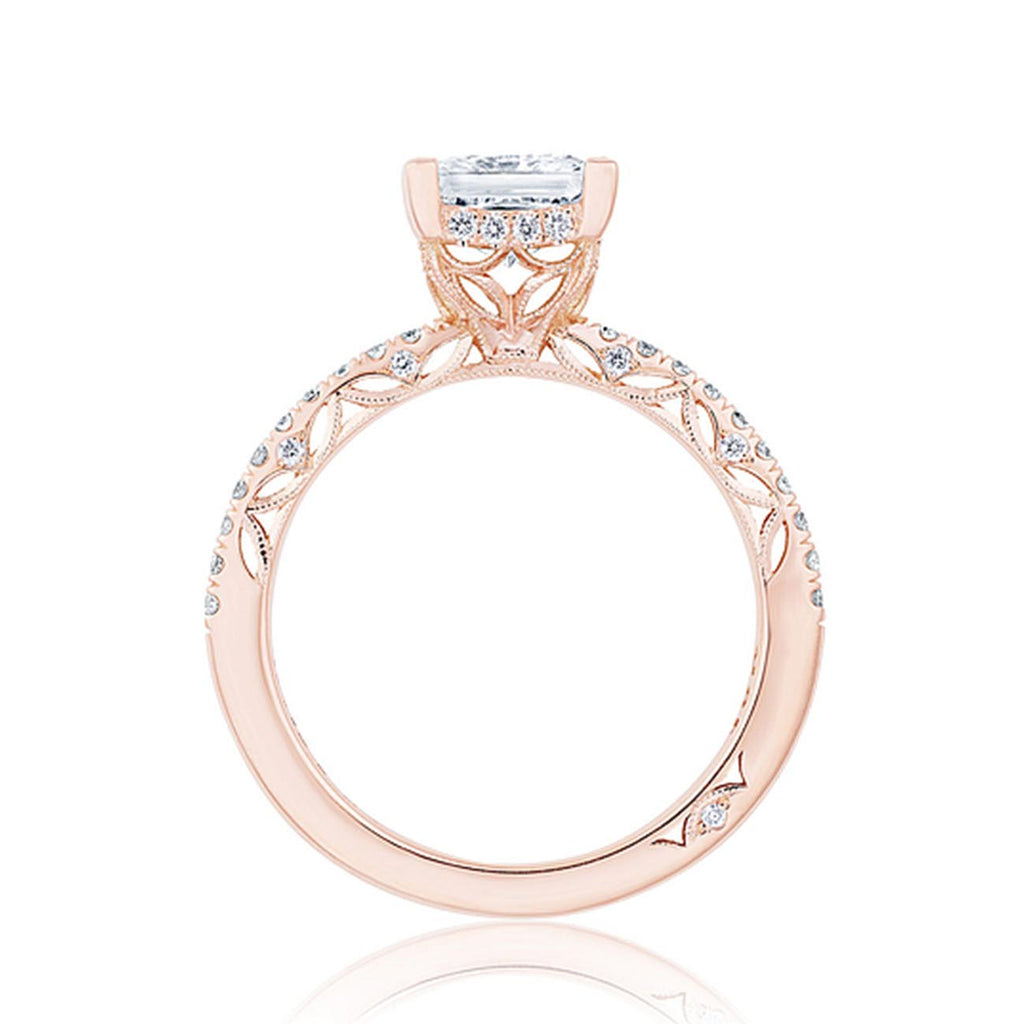 Tacori Dantela Hidden Bloom French Pave Engagement Ring