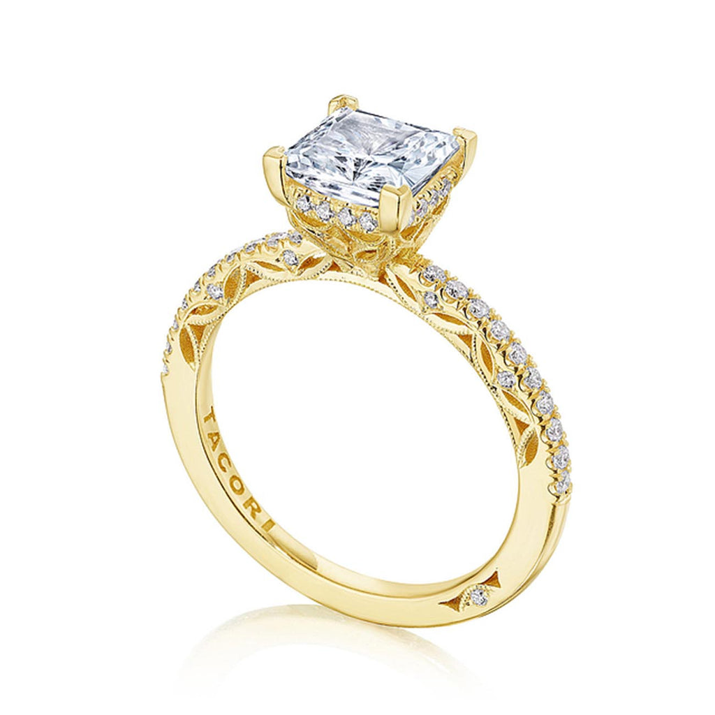 Tacori Dantela Hidden Bloom French Pave Engagement Ring