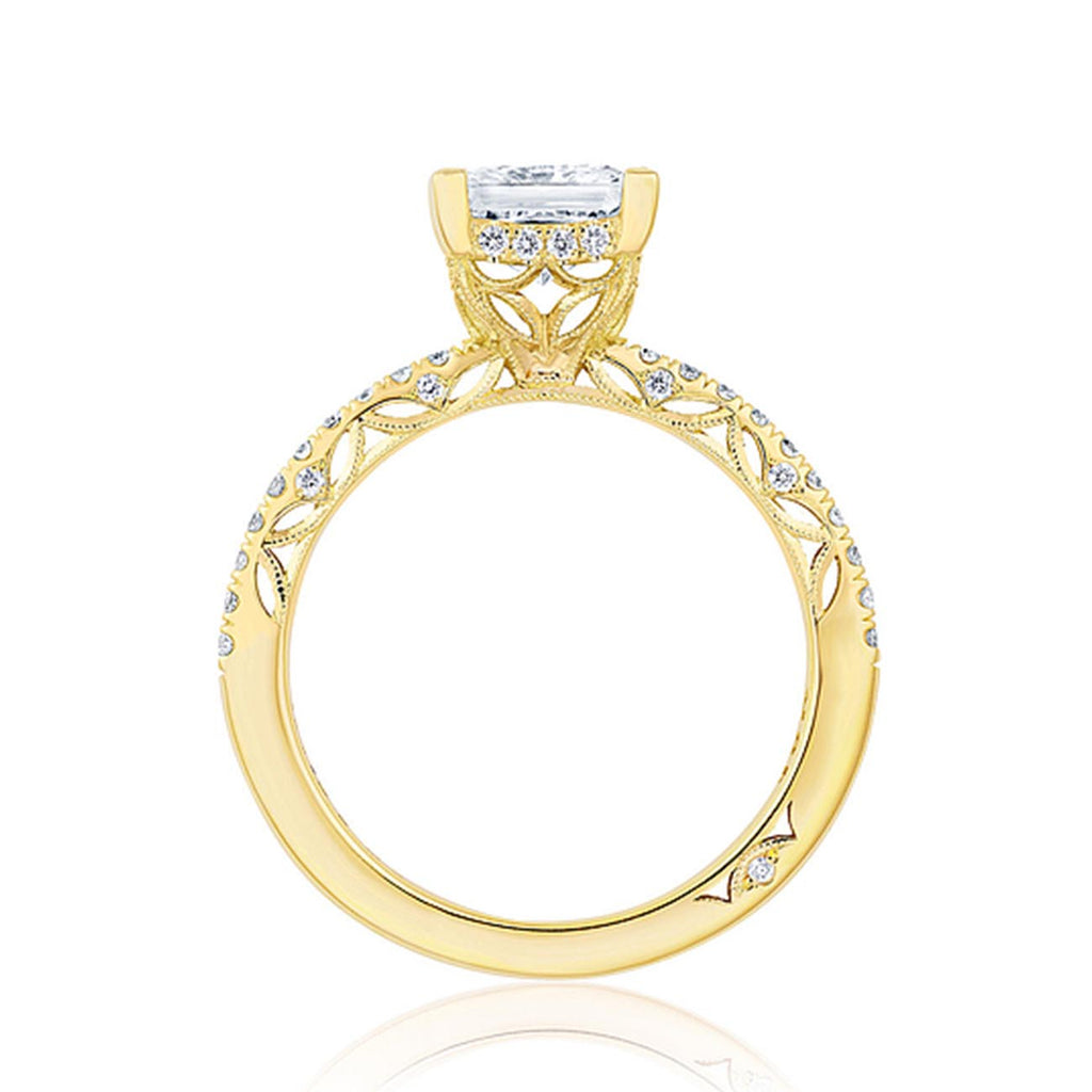 Tacori Dantela Hidden Bloom French Pave Engagement Ring