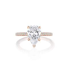 Tacori Dantela Hidden Bloom French Pave Engagement Ring