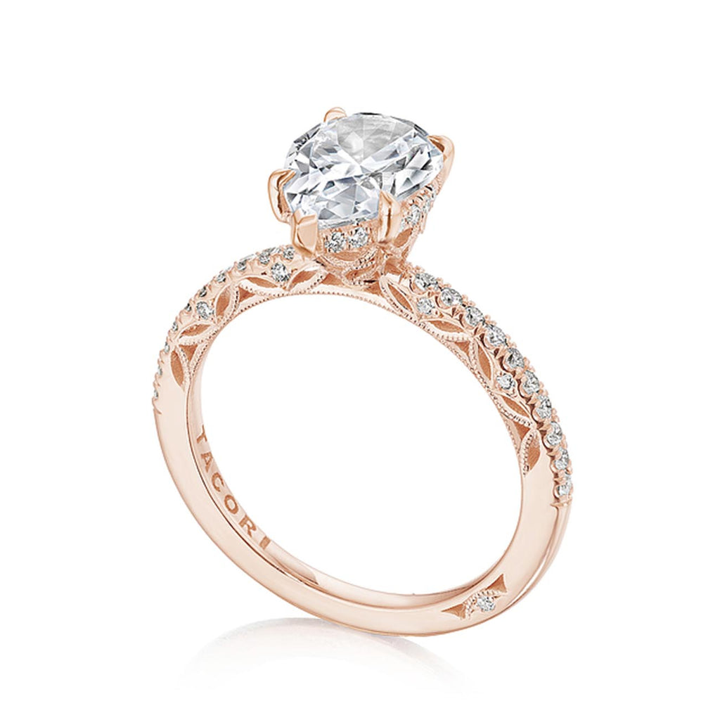 Tacori Dantela Hidden Bloom French Pave Engagement Ring