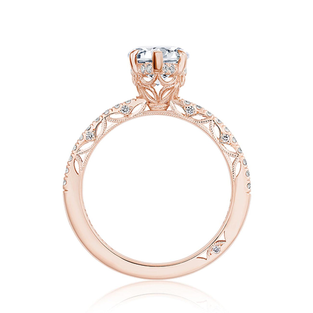 Tacori Dantela Hidden Bloom French Pave Engagement Ring