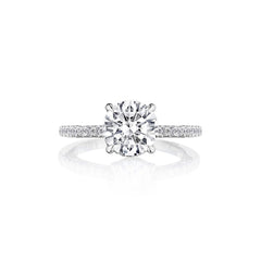 Tacori Dantela Hidden Bloom French Pave Engagement Ring